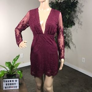 Honey Punch V-Neck Dress